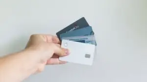 Crypto rewards credit cards laid out showing cashback card design
