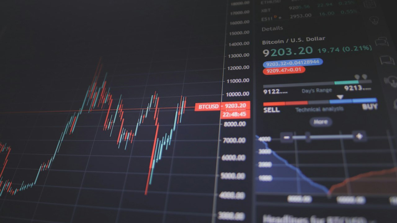 crypto stocks vs AI stocks trading chart showing market rotation
