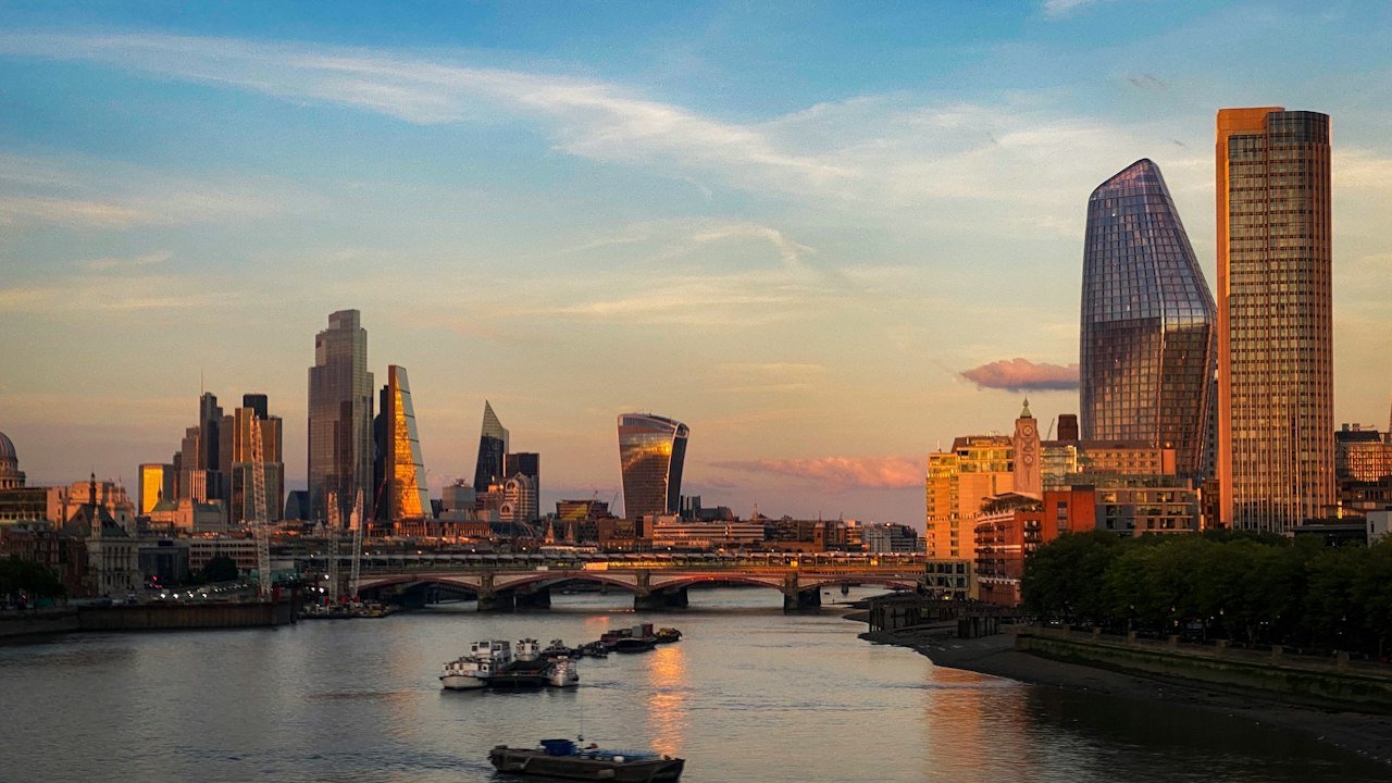City skyline across the water illustrating the Bank of England interest rate decision